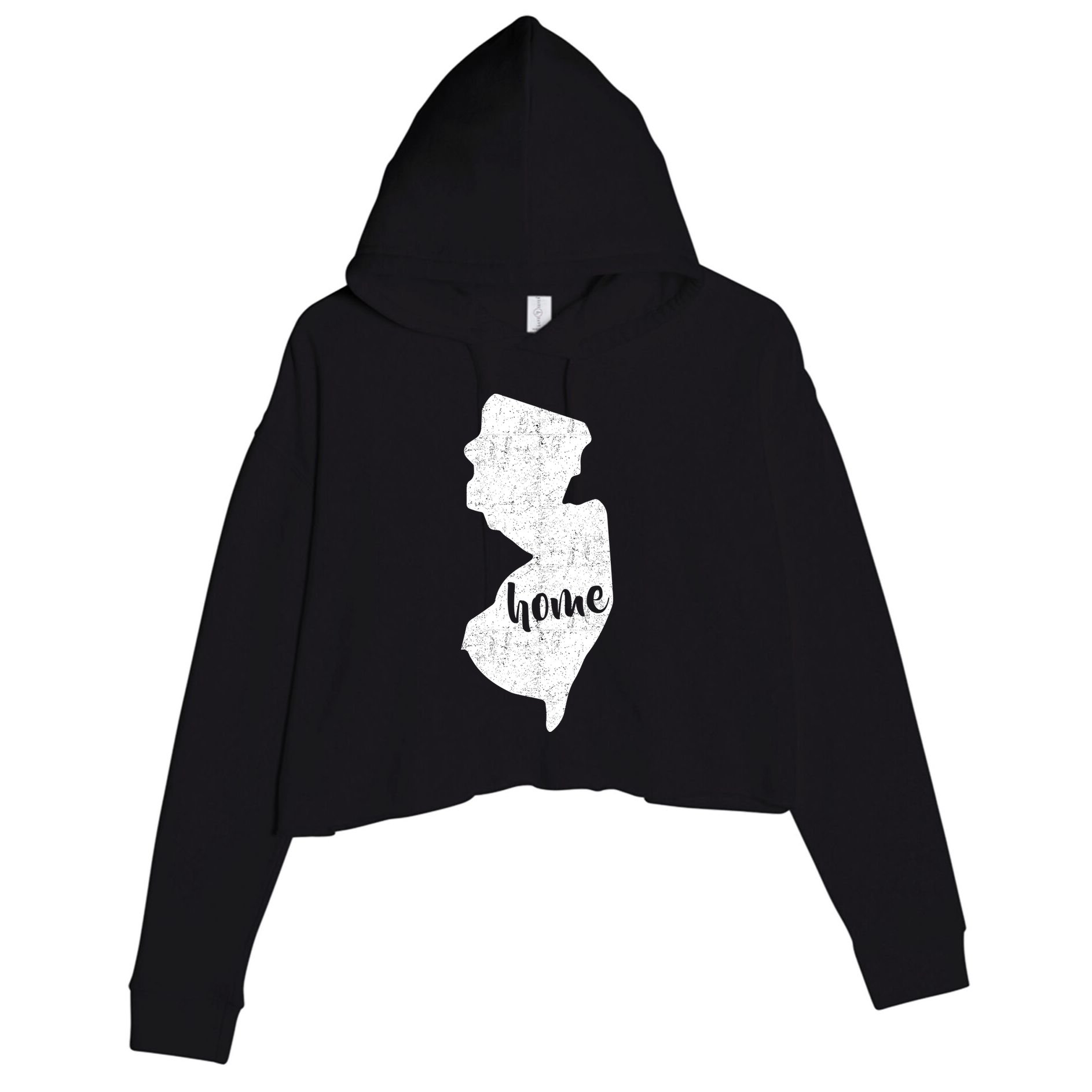 New Jersey Home State Crop Fleece Hoodie