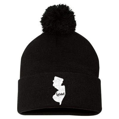New Jersey Home State Pom Pom 12in Knit Beanie