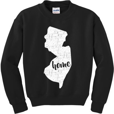 New Jersey Home State Kids Sweatshirt
