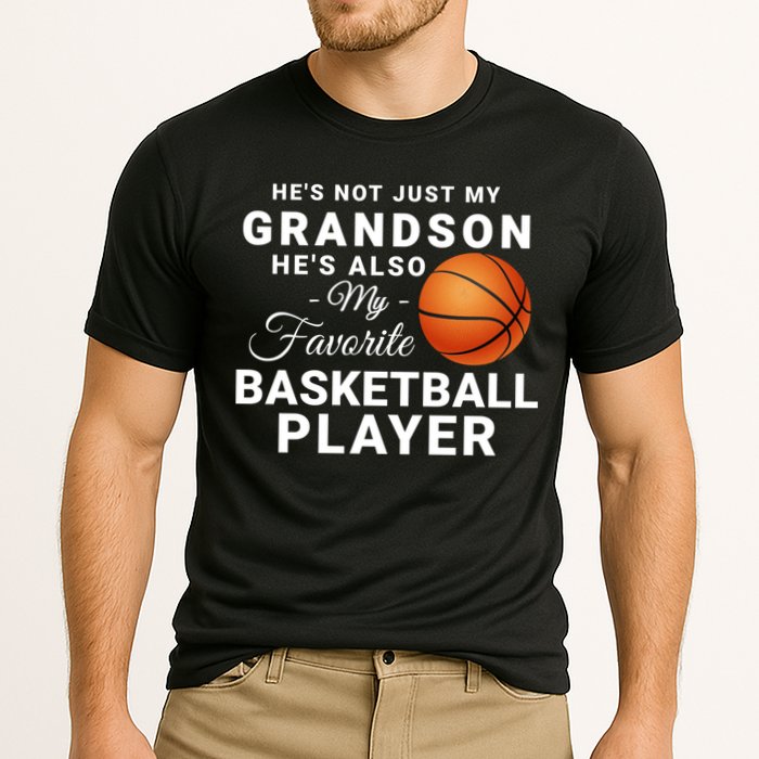 He's Not Just My Grandson He's Favorite Basketball Player Cooling Performance Crew T-Shirt