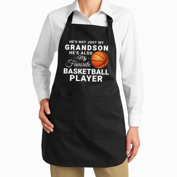 He's Not Just My Grandson He's Favorite Basketball Player Apron