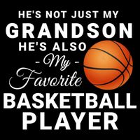 He's Not Just My Grandson He's Favorite Basketball Player Apron