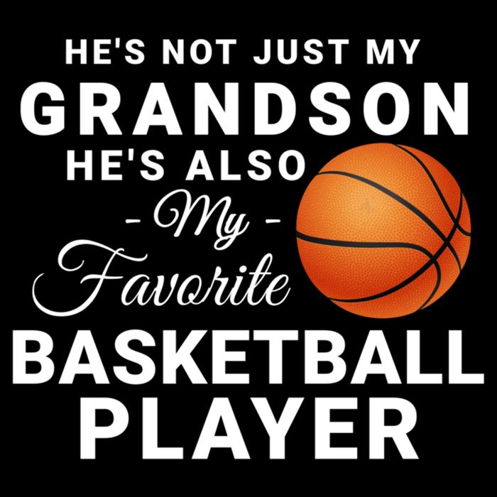 He's Not Just My Grandson He's Favorite Basketball Player Apron