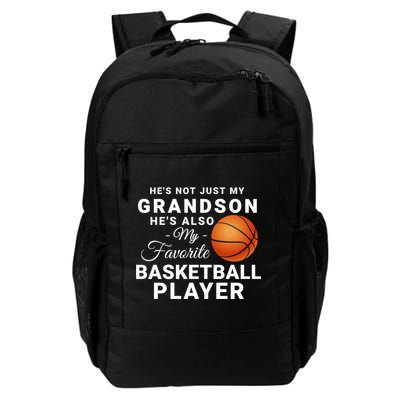 He's Not Just My Grandson He's Favorite Basketball Player Backpack