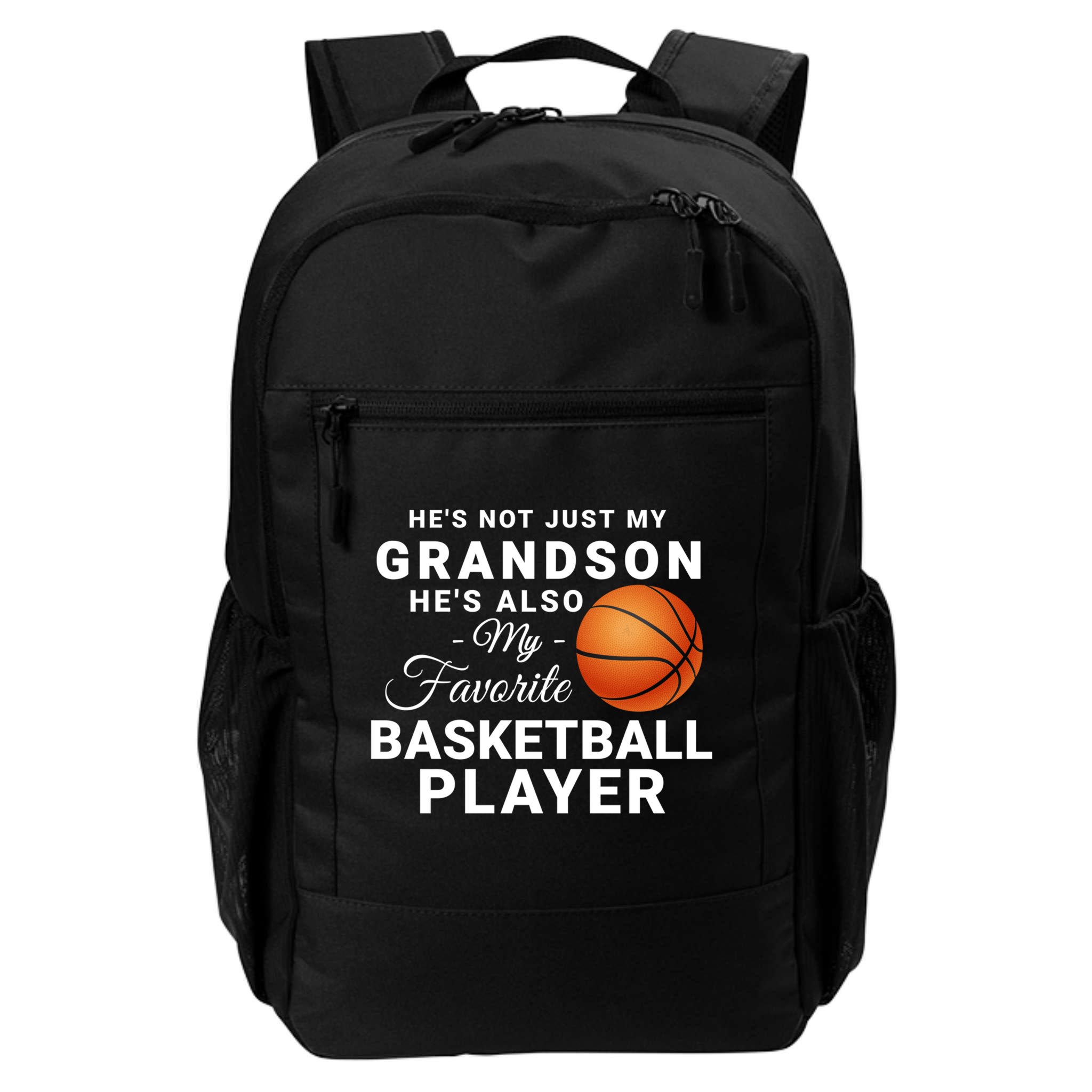He's Not Just My Grandson He's Favorite Basketball Player Backpack