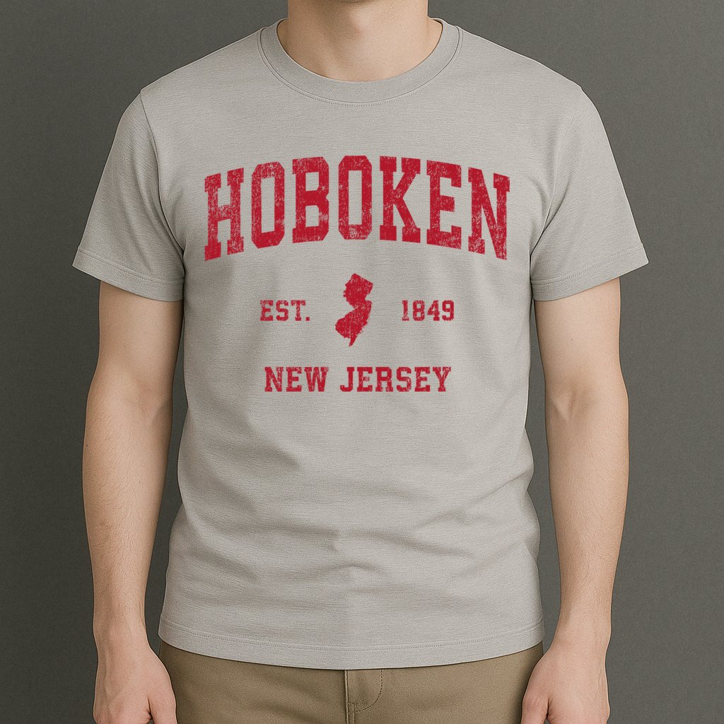 Hoboken New Jersey Nj Vintage Sports T-Shirt
