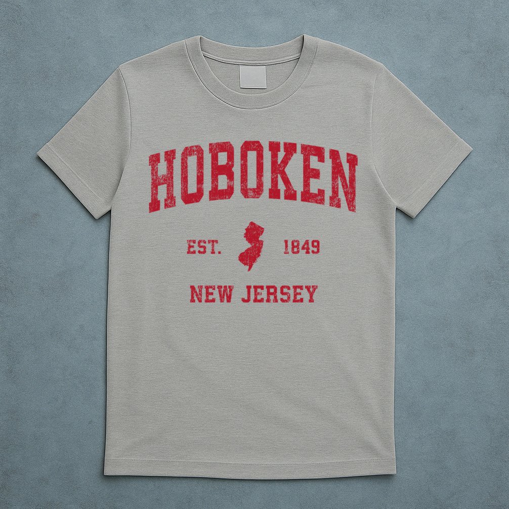 Hoboken New Jersey Nj Vintage Sports T-Shirt