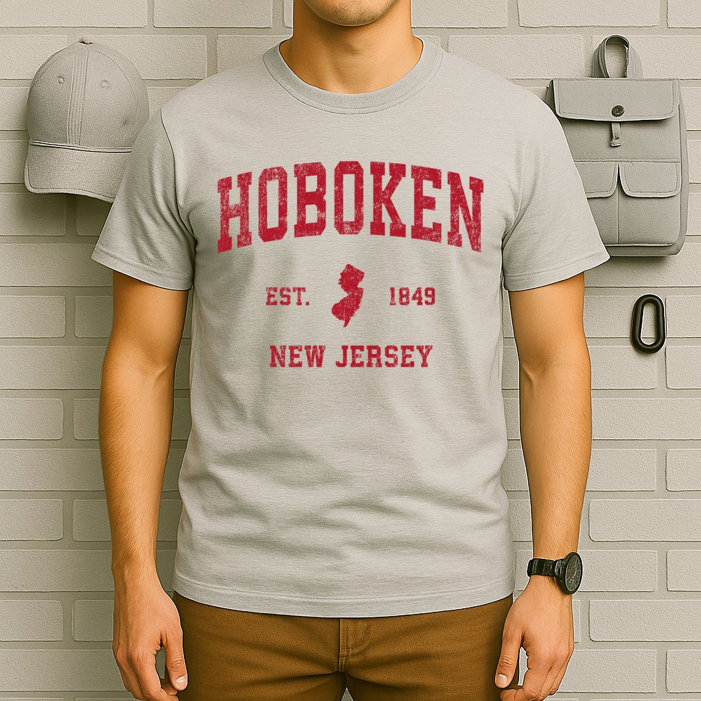 Hoboken New Jersey Nj Vintage Sports T-Shirt