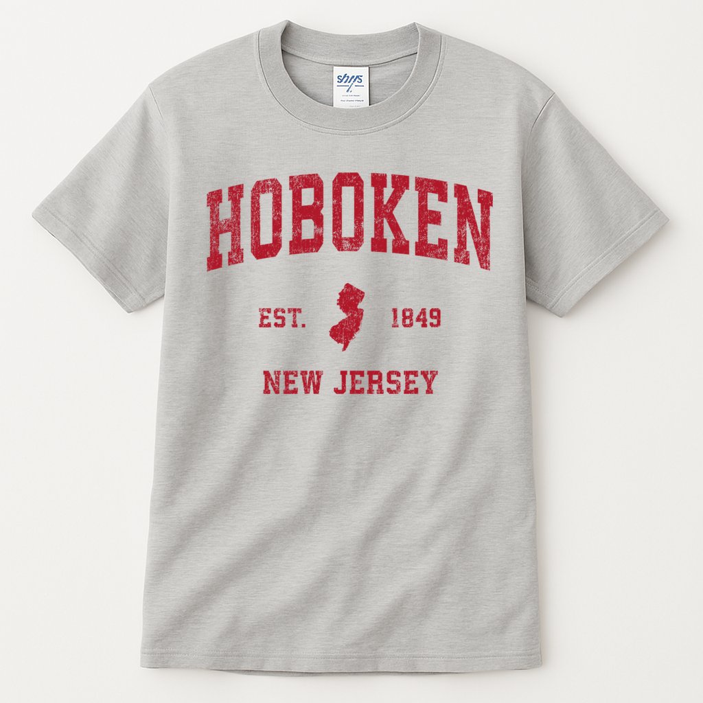 Hoboken New Jersey Nj Vintage Sports Tall T-Shirt