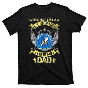 He's Not Just A Us Seabee Veteran, He Is My Dad T-Shirt