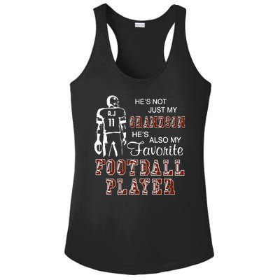 HeS Not Just My Grandson HeS Favorite Football Player Ladies PosiCharge Competitor Racerback Tank