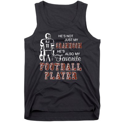 HeS Not Just My Grandson HeS Favorite Football Player Tank Top