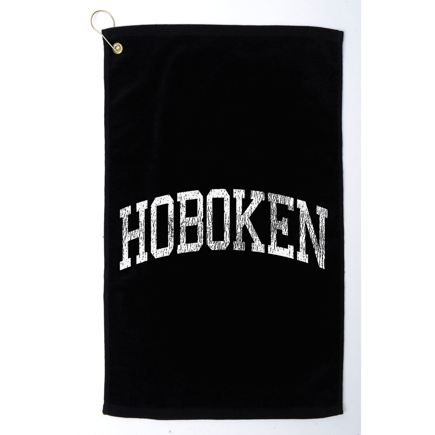 Hoboken New Jersey Nj Vintage Athletic Sports Golf Towel
