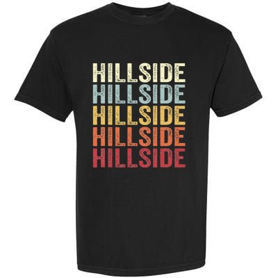 Hillside New Jersey Hillside Nj Retro Vintage Garment-Dyed Heavyweight T-Shirt