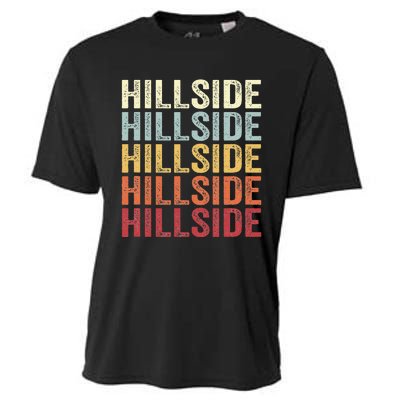 Hillside New Jersey Hillside Nj Retro Vintage Cooling Performance Crew T-Shirt