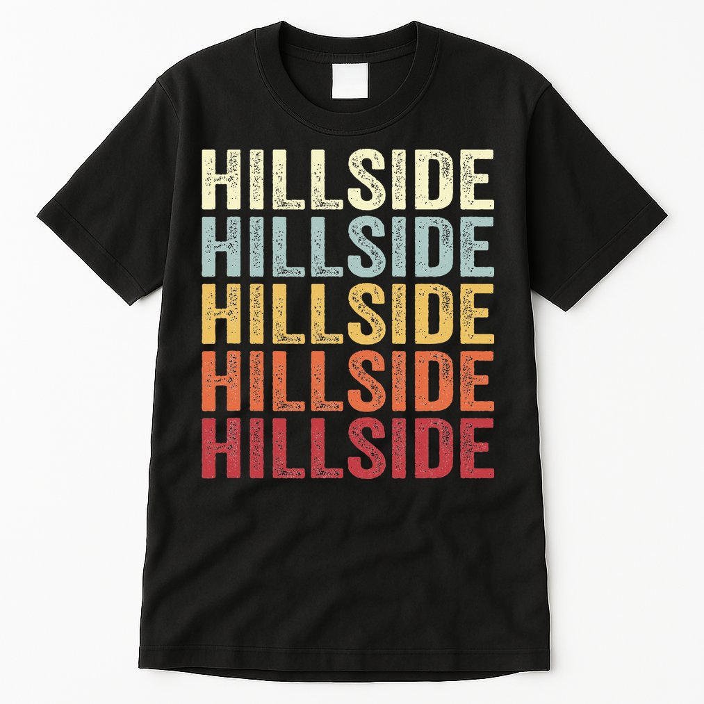 Hillside New Jersey Hillside Nj Retro Vintage Tall T-Shirt