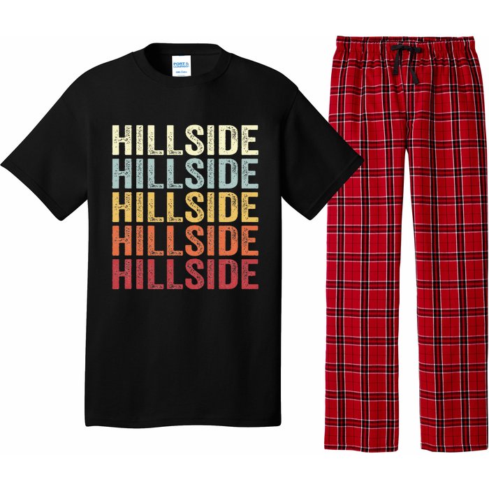 Hillside New Jersey Hillside Nj Retro Vintage Pajama Set