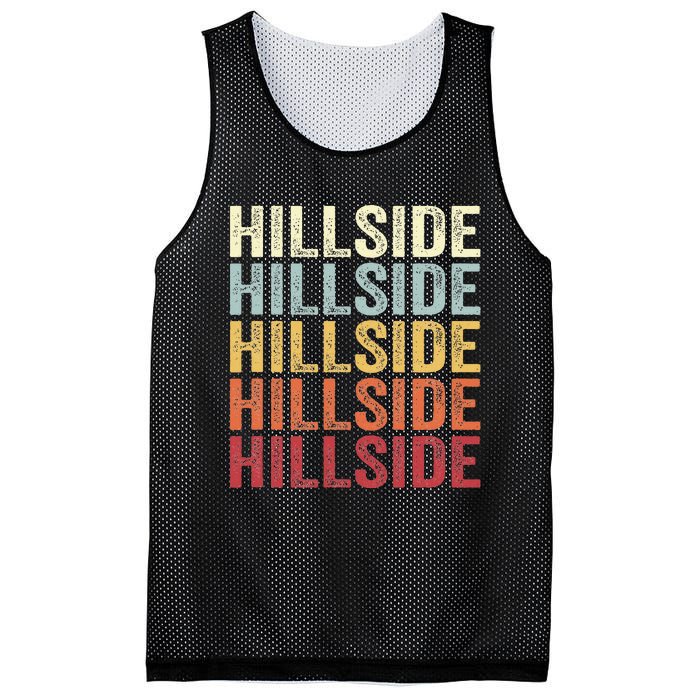 Hillside New Jersey Hillside Nj Retro Vintage Mesh Reversible Basketball Jersey Tank