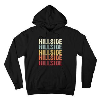 Hillside New Jersey Hillside Nj Retro Vintage Tall Hoodie