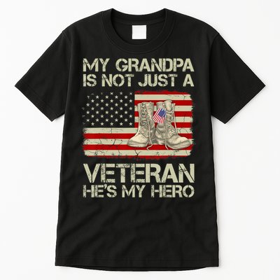 he's not just a veteran he is my grandpa Veteran Tall T-Shirt