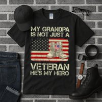 he's not just a veteran he is my grandpa Veteran Tall T-Shirt
