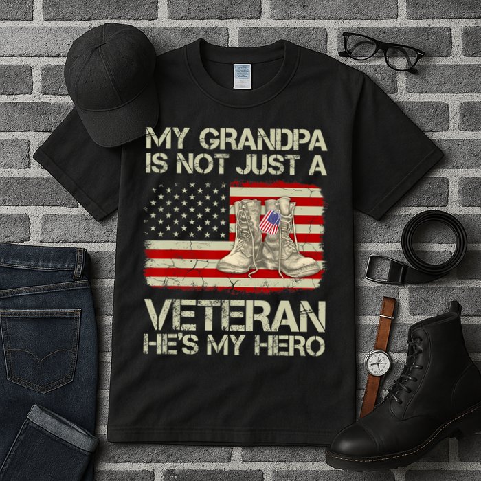 he's not just a veteran he is my grandpa Veteran Tall T-Shirt