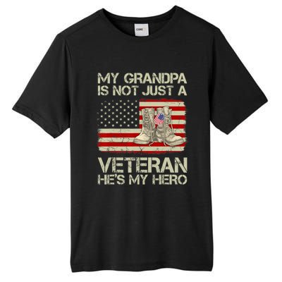 he's not just a veteran he is my grandpa Veteran Tall Fusion ChromaSoft Performance T-Shirt