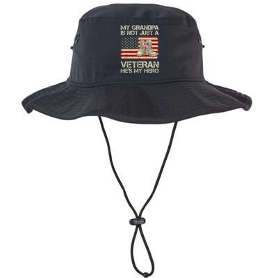 he's not just a veteran he is my grandpa Veteran Legacy Cool Fit Booney Bucket Hat