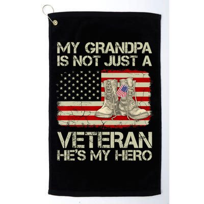 he's not just a veteran he is my grandpa Veteran Golf Towel