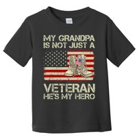 he's not just a veteran he is my grandpa Veteran Toddler T-Shirt