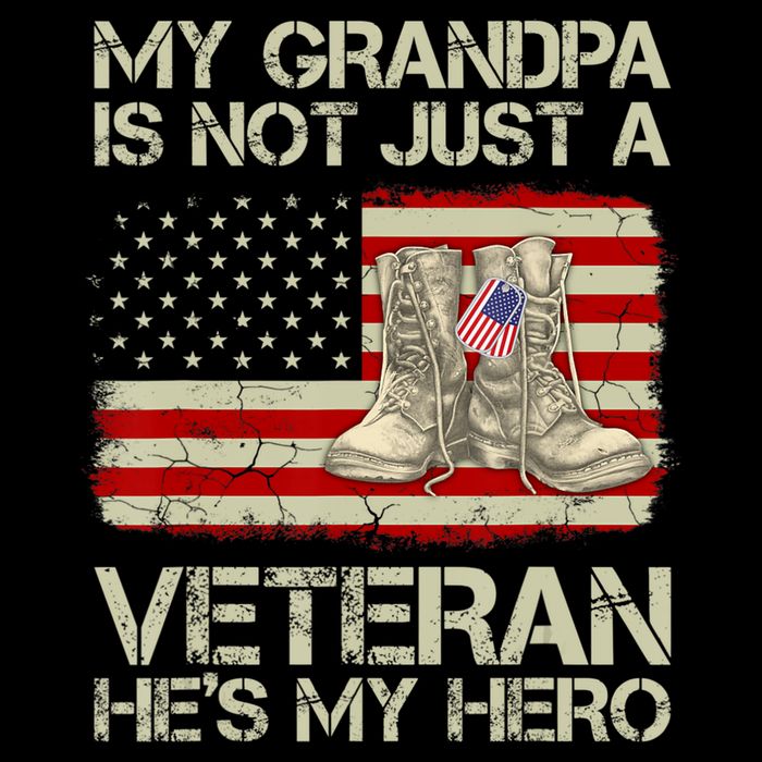 he's not just a veteran he is my grandpa Veteran Toddler T-Shirt