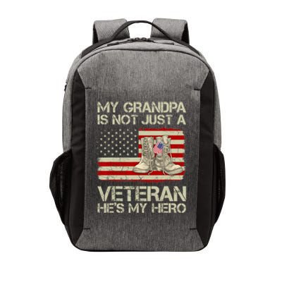 he's not just a veteran he is my grandpa Veteran Vector Backpack