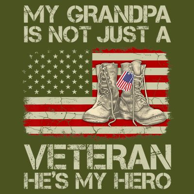 he's not just a veteran he is my grandpa Veteran T-Shirt