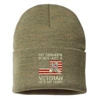 he's not just a veteran he is my grandpa Veteran Sustainable Knit Beanie