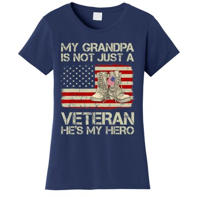 he's not just a veteran he is my grandpa Veteran Women's T-Shirt