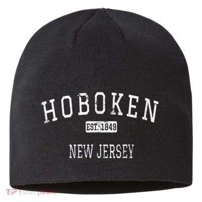 Hoboken New Jersey Nj Vintage Sustainable Beanie