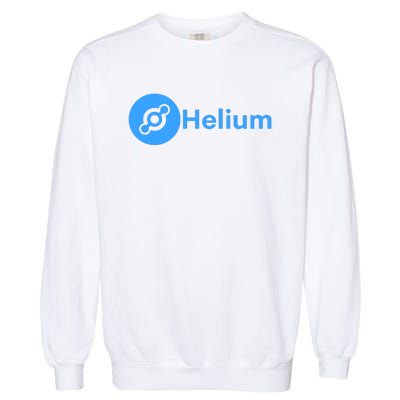 Helium Network Logo, Helium Logo, Helium Crypto, HNT Token Garment-Dyed Sweatshirt