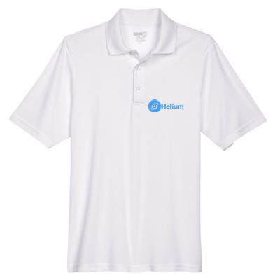 Helium Network Logo, Helium Logo, Helium Crypto, HNT Token Men's Origin Performance Pique Polo