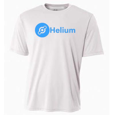 Helium Network Logo, Helium Logo, Helium Crypto, HNT Token Cooling Performance Crew T-Shirt