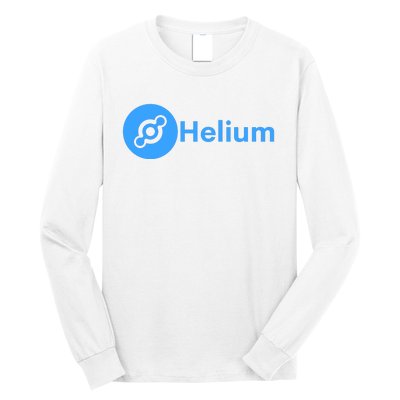 Helium Network Logo, Helium Logo, Helium Crypto, HNT Token Long Sleeve Shirt