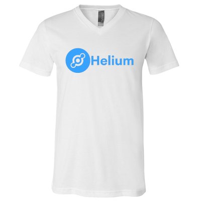 Helium Network Logo, Helium Logo, Helium Crypto, HNT Token V-Neck T-Shirt