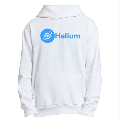 Helium Network Logo, Helium Logo, Helium Crypto, HNT Token Urban Pullover Hoodie