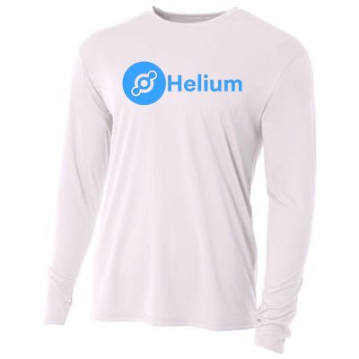 Helium Network Logo, Helium Logo, Helium Crypto, HNT Token Cooling Performance Long Sleeve Crew