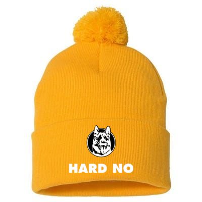 Hard No Letterkenny Logo Pom Pom 12in Knit Beanie