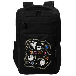 Halloween Nuc Med Tech Radiology Fall Nuc Med Tech Nmt Cnmt Impact Tech Backpack