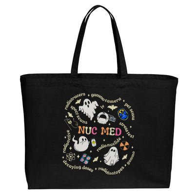 Halloween Nuc Med Tech Radiology Fall Nuc Med Tech Nmt Cnmt Cotton Canvas Jumbo Tote