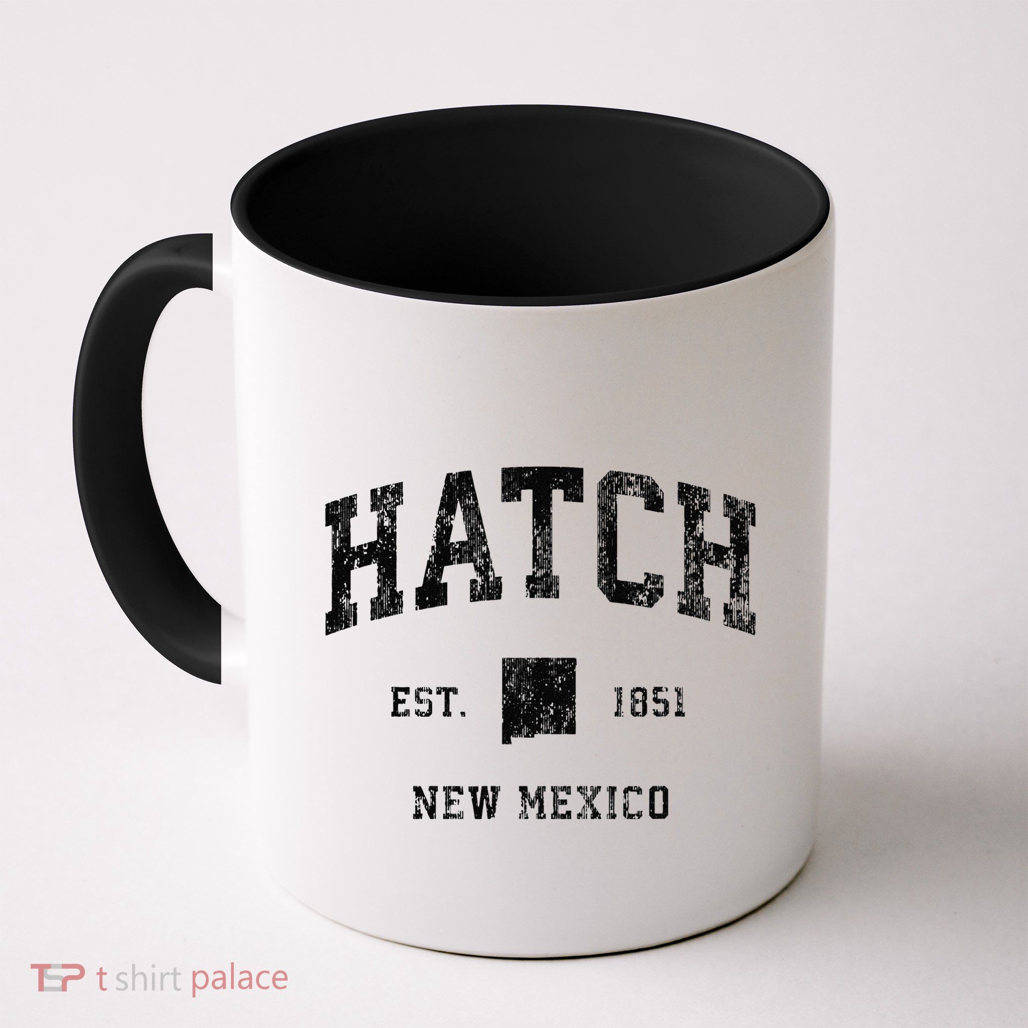 Hatch New Mexico Nm Vintage Athletic Black Sports Mug