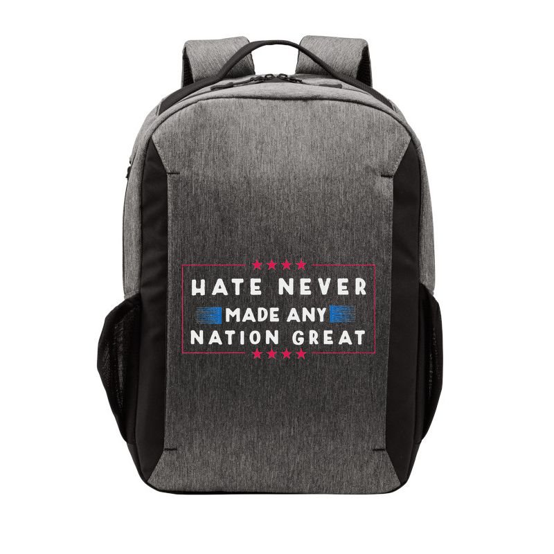 Hate Never Made Any Nation Great Funny Anti Trump Vector Backpack