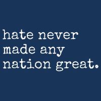 Hate Never Made Any Nation Great Cooling Performance Crew T-Shirt