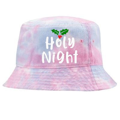 Holy Night | Merry Christmas Tie-Dyed Bucket Hat